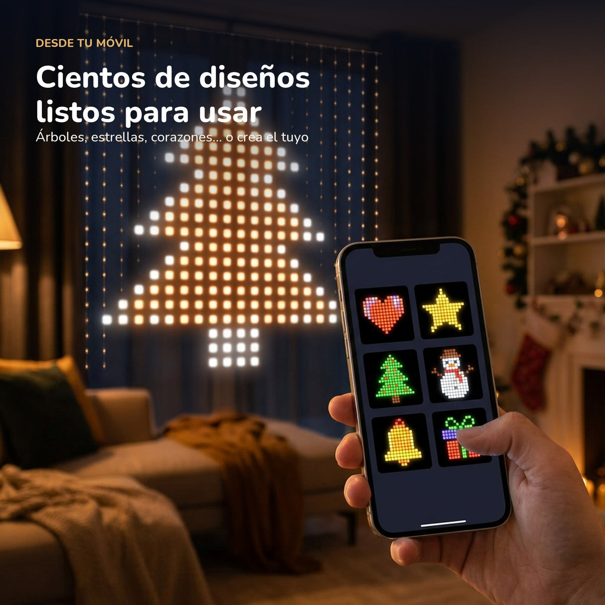 Cientos de diseños desde el móvil